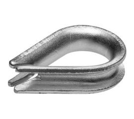 Коуш для стальных канатов vipкрепеж оцинкованный, 8 мм, 1 шт. 10511 VIP 