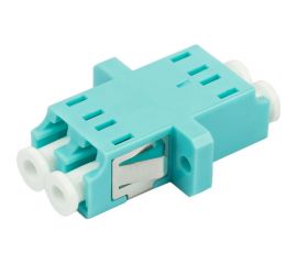 Оптический проходной адаптер DATAREX lc-lc om3 дуплекс duplex бирюзовый DR-541123 
