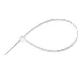 Кабельная стяжка (хомут) HLT 120x2.5 мм, белый, нейлон, уп. 100 шт. 084-01-04/084-01-004 4670042793244 