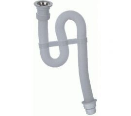 Гофрированный сифон VIRPLAST 1.1/4х40/50, д.70 нерж.чашка 70931 30980312 