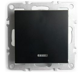 1-клавишный выключатель STEKKER c индикатором (механизм), серия Эрна, PSW10-9 49146 