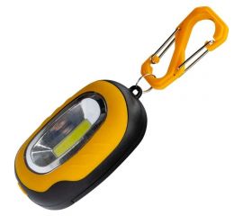 Походный фонарь брелок кемпинг КОСМОС 1Вт COBLED/3xAAA/ABS-пласт/магнит на корпусе/карабин, KOC202B 