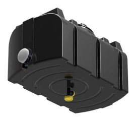 Душевой бак POLIMER GROUP серии R 100 литров, черный, с подогревом DR100S112 