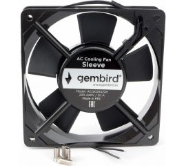 Вентилятор Gembird 120x120x25, AC, 220, втулка, 2 pin, провод 30 см, AC12025S22H 