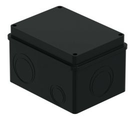 Распределительная коробка Экопласт BJB/JBS150 без сальников о/п 150x110x110 IP56 цвет чёрный 44061BL-1 