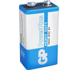 Солевая батарейка GP powerplus 9v крона - 1 шт. в пленке GP 1604CEBRA-2 