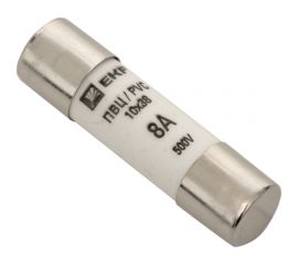 Цилиндрическая плавкая вставка EKF ПВЦ, 8А 20 шт PROxima pvc-10x38-8 