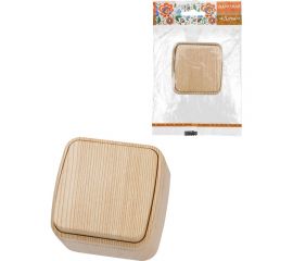 Выключатель TDM 1-кл. открытой установки IP20 10А, сосна ""Дача"" Народная SQ1824-0051 