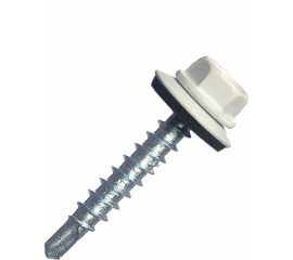 Кровельный саморез крепежная техника белый, 5,5x19, RAL 9003 25 шт. 11066 