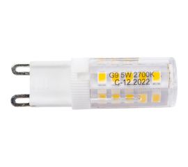 Лампа Jazzway PLED-G9 5w 2700K 320Lm 175-240V пластик d16x50мм 1032102B 