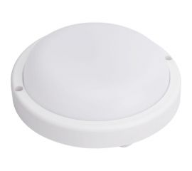 Светильник с датчиком движения Ecola LED ДПП Круг IP65 матовый белый 12W 220V 4200K 155x45 DMRV12ELC 