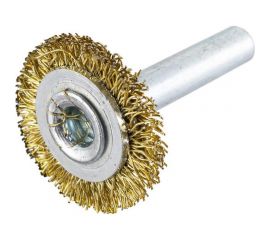 Кордщетка дисковая латунная для дрели 25 мм, в блистере Rockforce RF-BFR001 