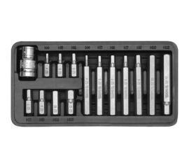 Набор бит HEX (15 шт; 1/2) YATO YT-0413 