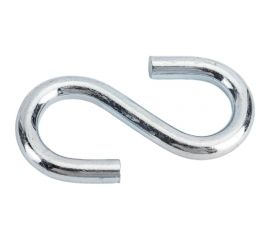 Крюк ЗУБР S-образный, 6мм, 2 шт, оцинкованный, 304566-06 