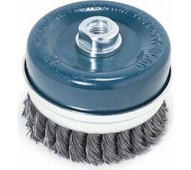 Кордщетка чашеобразная стальная витая для УШМ (110 мм; М14) ROCKFORCE RF-BWG104 