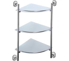 Стеклянная угловая полка Haiba 3 яруса hb1907-3 539829 