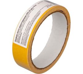 Двухсторонняя клейкая лента ООО Комус 25 мм х 10 м, полипропилен 767974 