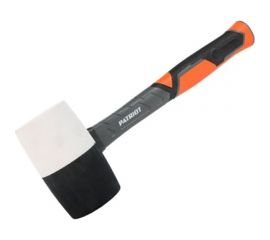 Черно-белая киянка PATRIOT RMF-680BW с фибергласовой рукояткой, 680г 350001116 