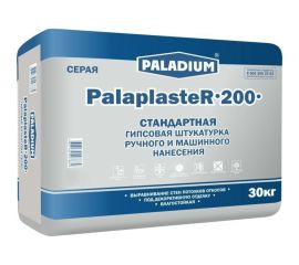 Гипсовая штукатурка PALADIUM PalaplasteR-200 (серая; 30 кг) 83427216 