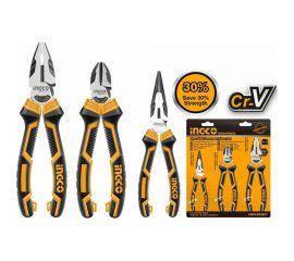 Набор шарнирно-губцевого инструмента INGCO INDUSTRIAL усиленные, 3 пред. HKHLPS2831 