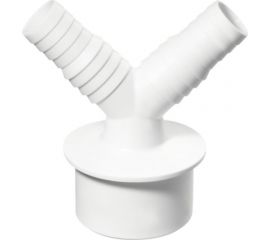 Переходник для подключения сливного шланга Профитт 20x23x50V, белый 2226087 