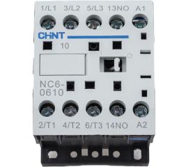Контактор CHINT NC6-0610 6А 230В 50Гц 1НО (R) 247440 