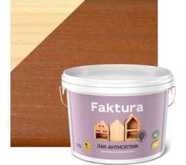 Лак-антисептик FAKTURA тик, ведро 2,7 л О02536 
