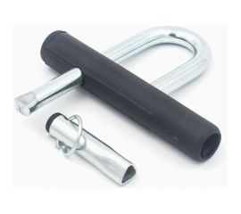 Навесной винтовой замок Дверной Страж знв 1-10 дс, с одной секретностью, трёхгранный ключ ДС42589 