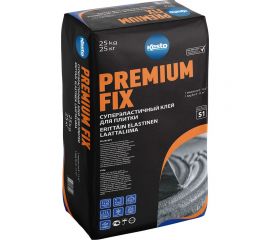 Эластичный клей для плитки Kesto Premium fix, 25 кг, с2 те s1 81107 