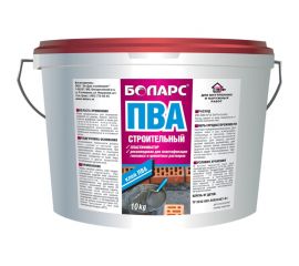 Клей ПВА БОЛАРС пластификатор 10 кг 00000007703 