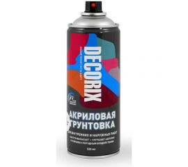 Аэрозольная акриловая грунтовка Decorix (матовая; бесцветная; 520 мл) 0108-31 DX 