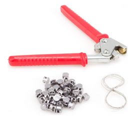 Пломбиратор с неповторяющимся номером GRM комплект, диаметр 10 мм + проволока, 50 пломб, чехол 152101003 