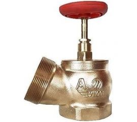 Пожарный клапан Апогей КПЛ 50-1 латунный, 125 град., муфта-цапка, ВР/НР 110001 