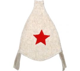 Шапка Hot Pot Будёновка белая, войлок 42014 