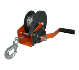 Ручная барабанная лебедка с тормозом Magnus Profi LRT-800 800 кг, канат 10 м SZ059379 