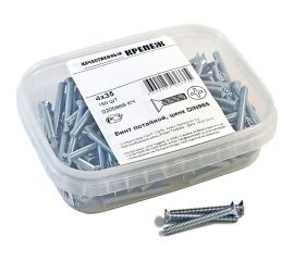 Винт Качественный КРЕПЕЖ потай с метр. резьбой, DIN 965, 4x35, 150 шт 0200869 КЧ 