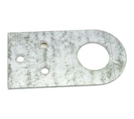 Прямая проушина СИБРТЕХ, 2 мм 75х40 мм цинк 46503 