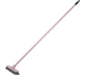 Щетка-скрабер для пола с рукояткой Econova 120 см (Розовый) F243/711-1 