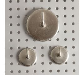 Магнитный крючок, 2 шт. КОБАЛЬТ основание 37,5 мм, до 3,6 кг, блистер 918-078 