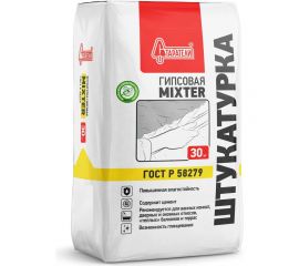 Гипсовая штукатурка Старатели MIXTER 30 кг 3277/3390 