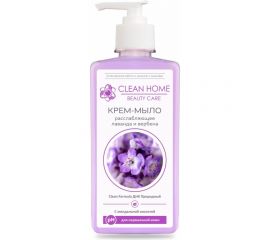 Крем-мыло CLEAN HOME BEAUTY CARE с дозатором расслабляющее 350 мл 541 