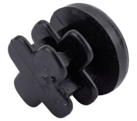 Внутренняя заглушка для трубы Tech-Krep D18 мм, черный пластик, 4 шт. пакет 150035 