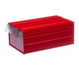 Пластиковый короб СТЕЛЛА-ТЕХНИК 140х250х100мм, С-2-красный-прозрачный 