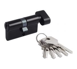 Цилиндровый механизм с вертушкой НОРА-М ECO Z ЛВ-60 30-30 черный 18571 