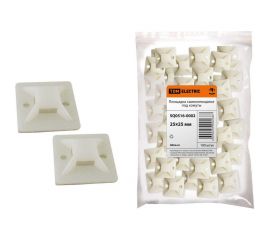 Самоклеящаяся площадка под хомуты TDM 30х30, 100 шт. SQ0516-0003 