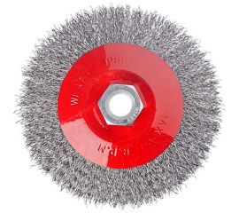 Щетка металлическая тарелка (115 мм; М14) для УШМ ЕРМАК 656-042 
