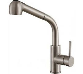 Смеситель для кухонной мойки Haiba с выдвижной лейкой и душем, нержавеющая сталь HB70304-2 