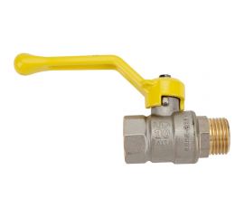 Шаровой кран LD латунь никель газ Pride Ду 15 Ру40 ВР/НР полнопроходной рычаг 007-8047 537159 