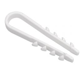 Дюбель-хомут IEK d19-25 мм нейл. бел. уп.100 шт. ИЭК UHH35-19-25-100 