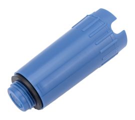 Заглушка для фитингов HENCO ВР, 1/2"", 80 мм, синяя PLUG04-B80 